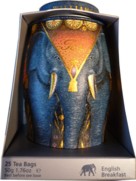 Williamson Fine Teas: Elephant Tin with 25 Teabags, MEDIUM - English Breakfast